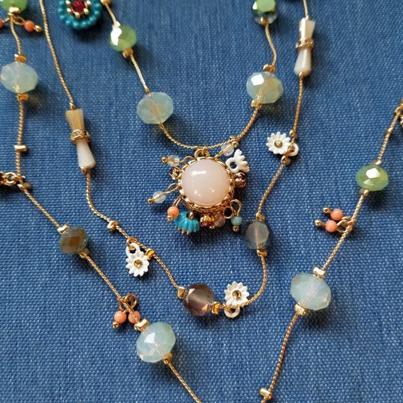 Betsey Johnson Tri-Necklace - NWT - Picture 2 of 16